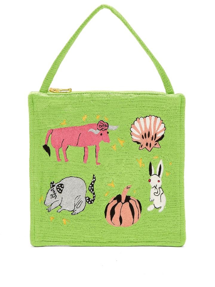 Shrimps Serafina Embroidered Bag