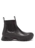 Jil Sander - Vibram-sole Leather Chelsea Boots - Mens - Black