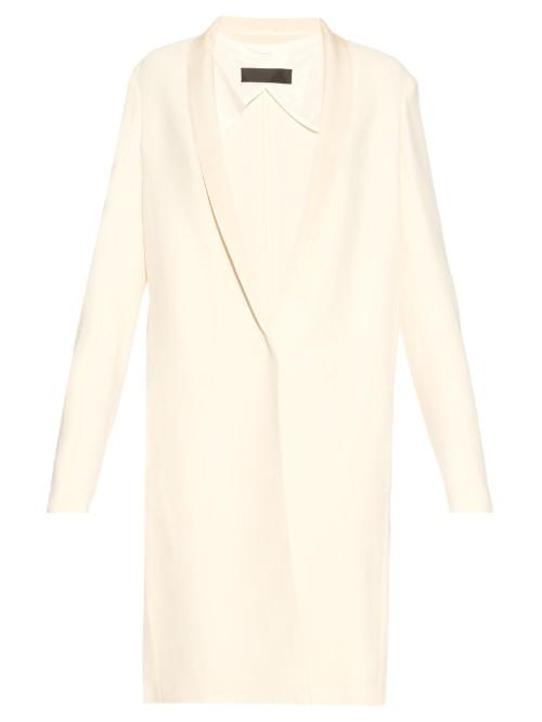 Haider Ackermann Momu Single-breasted Crepe Coat