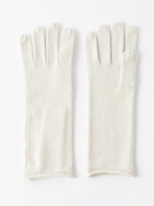 Extreme Cashmere - No.215 Sensa Stretch-cashmere Gloves - Womens - Ivory