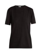 Matchesfashion.com Tomas Maier - Short Sleeve Cashmere Sweater - Womens - Black