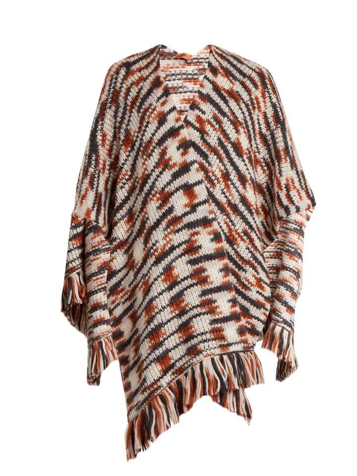 Missoni Fringed Wool And Alpaca-blend Wrap