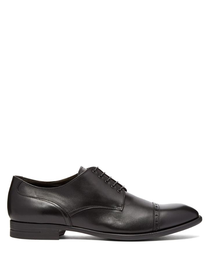 Ermenegildo Zegna Leather Derby Shoes