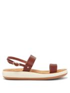 Matchesfashion.com Ancient Greek Sandals - Clio Comfort Leather Sandals - Womens - Dark Brown