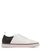 Thom Browne Straight Striped-leather Low-top Trainers