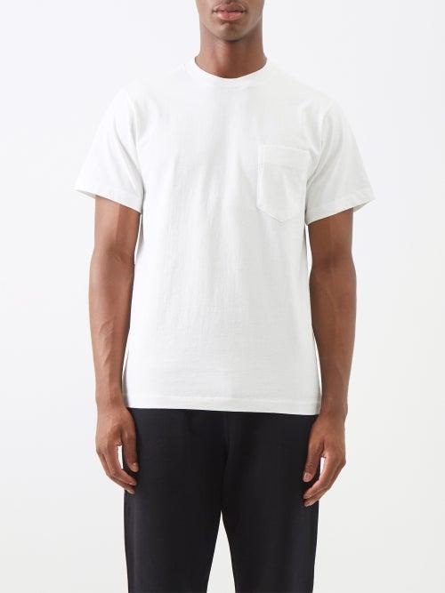 Lady White Co. - Balta Patch-pocket Cotton-jersey T-shirt - Mens - White