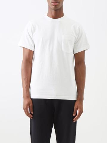 Lady White Co. - Balta Patch-pocket Cotton-jersey T-shirt - Mens - White