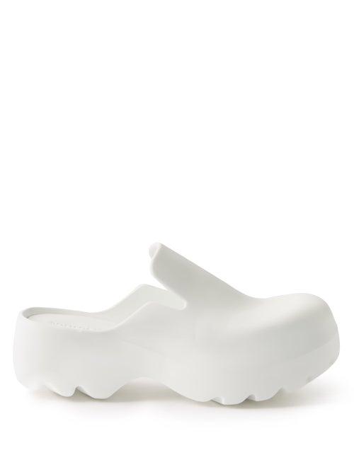 Bottega Veneta - Flash Rubber Clogs - Mens - White