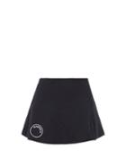 Marysia Sport - Steffi Scalloped-edge Skort - Womens - Black