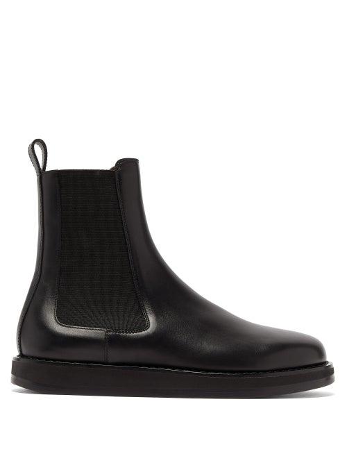 Matchesfashion.com The Row - Gaia Leather Chelsea Boots - Womens - Black