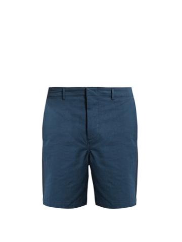 Fanmail Contrast-panel Slim-fit Cotton Shorts