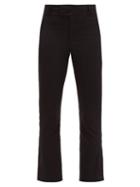 Matchesfashion.com Isabel Marant - Lovida Slit-cuff Cotton-blend Slim-leg Trousers - Womens - Black