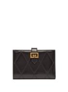 Matchesfashion.com Givenchy - Gv3 Quilted Leather Bi Fold Wallet - Womens - Black