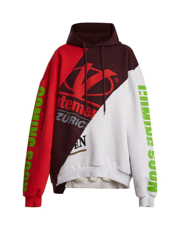 Vetements Deconstructed Hooded Sweatshirt