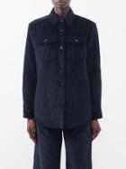 A.p.c. - New Tania Corduroy Shirt - Womens - Navy