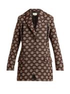Matchesfashion.com Gucci - Gg Jacquard Single Breasted Blazer - Womens - Black Multi