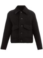 Matchesfashion.com Ami - Brushed Virgin Wool Jacket - Mens - Black