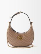 Gucci - Gg Marmont Mini Quilted-leather Handbag - Womens - Pink