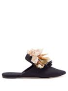 Sanayi 313 Iris Shell And Tassel-embellished Slipper Shoes