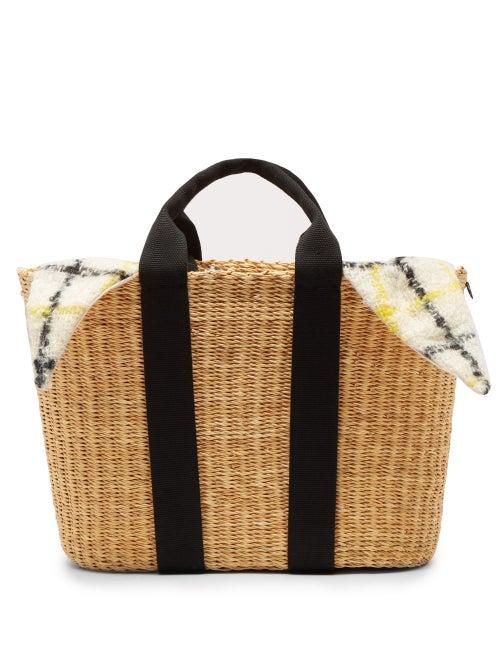 Matchesfashion.com Muu - Caba Straw Bag - Womens - Yellow Multi
