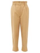 Matchesfashion.com Simone Rocha - Paperbag-waist Technical Trousers - Womens - Camel