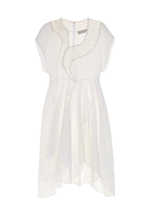 Stella Mccartney Clotilde Short-sleeved Embroidered Dress