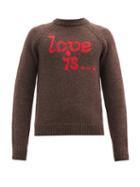 Matchesfashion.com Dsquared2 - Love Is-intarsia Wool Sweater - Mens - Multi