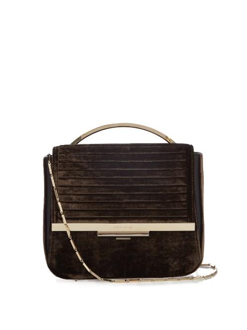 Eddie Borgo Colt Tech Velvet Cross-body Bag