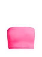 Matchesfashion.com Solid & Striped - X Re/done The Venice Bandeau Bikini Top - Womens - Pink