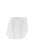 Matchesfashion.com Solid & Striped - The Corey Crocheted-lace Pareo Skirt - Womens - White