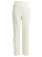 Wales Bonner Buttoned Wool-blend Trousers