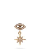 Matchesfashion.com Ileana Makri - Eye Star 18kt Gold, Sapphire And Diamond Earring - Womens - Gold