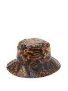 Matchesfashion.com Ganni - Tiger Print Biodegradable Bucket Hat - Womens - Multi