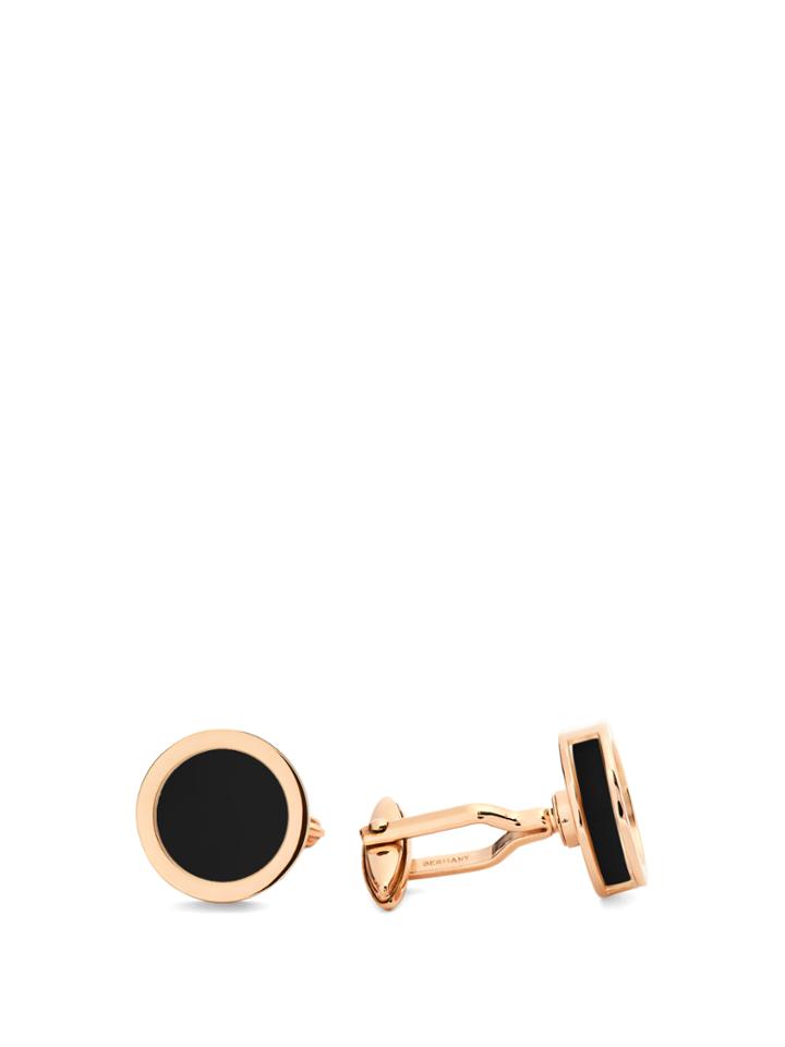 Lanvin Gold-plated Onyx Cufflinks