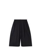Matchesfashion.com Birkenstock X Toogood - The Clown Cropped Wide-leg Trousers - Womens - Black