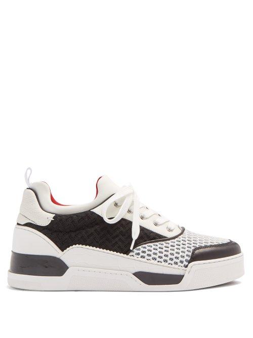 Matchesfashion.com Christian Louboutin - Aurelien Low Top Suede Trainers - Mens - Multi
