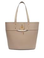 Matchesfashion.com Chlo - Aby Large Grained-leather Tote - Womens - Grey