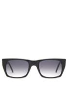 Matchesfashion.com Andy Wolf - Hudson Square Frame Acetate Sunglasses - Mens - Black