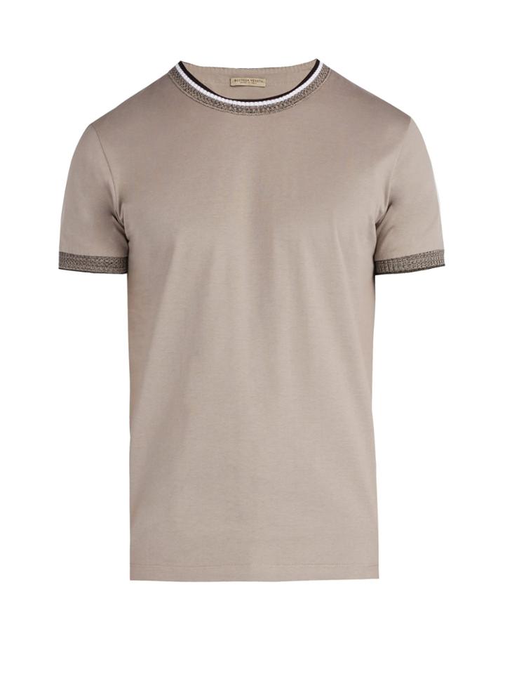 Bottega Veneta Contrast-trim Cotton T-shirt