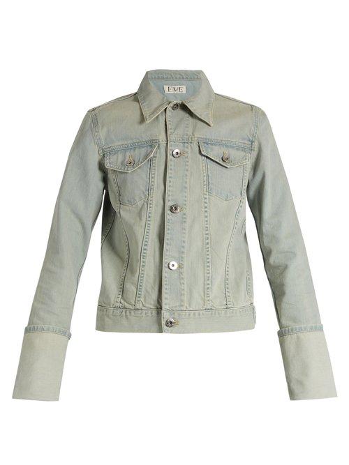 Matchesfashion.com Eve Denim - Tabitha Denim Jacket - Womens - Light Blue