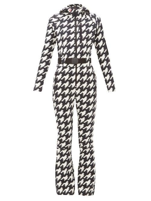 Matchesfashion.com Perfect Moment - Star Houndstooth Technical All In One Ski Suit - Womens - Multi