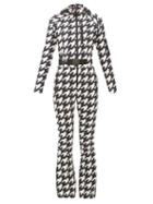 Matchesfashion.com Perfect Moment - Star Houndstooth Technical All In One Ski Suit - Womens - Multi