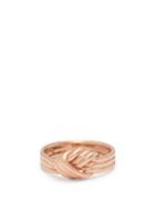 Matchesfashion.com Ferian - Lovers Knot Gold Ring - Womens - Rose Gold