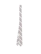 Matchesfashion.com Thom Browne - Striped Wool-blend Twill Tie - Mens - Grey