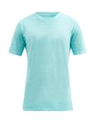 120 Lino 120% Lino - Linen-jersey T-shirt - Mens - Light Green