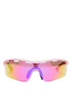 Matchesfashion.com Stella Mccartney - Turbo Bio Acetate Mirrored Sunglasses - Womens - Pink
