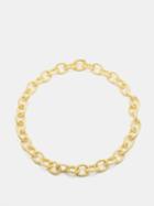 Carolina Bucci - Florentine Finish Links 18kt Gold Necklace - Womens - Yellow Gold