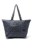 Ladies Bags Ganni - Smiling Face Recycled Shell Tote Bag - Womens - Black White