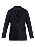 Matchesfashion.com Kilgour - Notch Lapel Wool Blazer - Mens - Navy