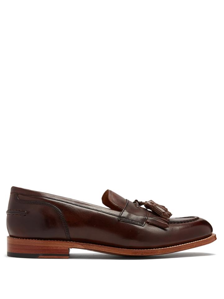Grenson Mackenzie Leather Tassel Loafers